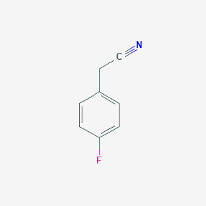 molecular formula C8H6FN B056358 4-氟苯乙腈 CAS No. 459-22-3