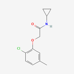 molecular formula C12H14ClNO2 B5635890 2-(2-chloro-5-methylphenoxy)-N-cyclopropylacetamide 