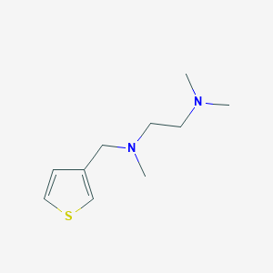 molecular formula C10H18N2S B5635984 N,N,N'-trimethyl-N'-(3-thienylmethyl)-1,2-ethanediamine 