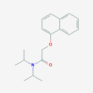 molecular formula C18H23NO2 B5635991 N,N-diisopropyl-2-(1-naphthyloxy)acetamide 