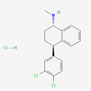 molecular formula C17H18Cl3N B563603 (1S,4R) Sertraline Hydrochloride CAS No. 79896-31-4