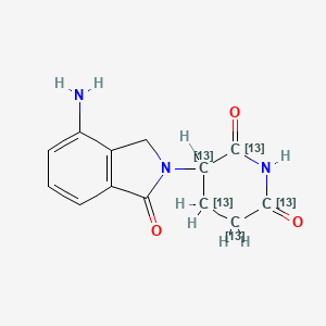 molecular formula C13H13N3O3 B563605 rac Lenalidomide-13C5 CAS No. 1219332-91-8