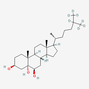 3beta,5alpha,6beta-Trihydroxycholestane-d7