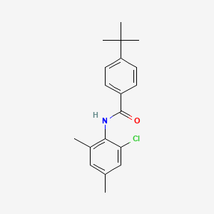 molecular formula C19H22ClNO B5636097 4-tert-butyl-N-(2-chloro-4,6-dimethylphenyl)benzamide 