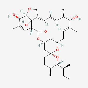 molecular formula C34H50O8 B563615 Ivermectin B1a aglycone CAS No. 123997-59-1
