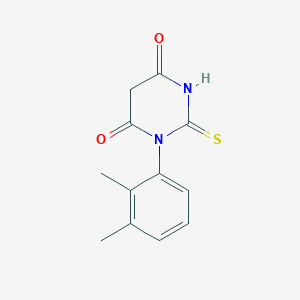molecular formula C12H12N2O2S B5636276 1-(2,3-dimethylphenyl)-2-thioxodihydro-4,6(1H,5H)-pyrimidinedione 