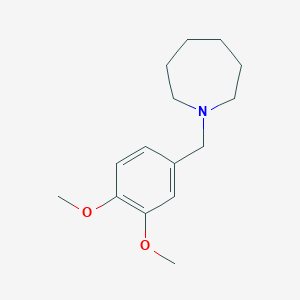 molecular formula C15H23NO2 B5636363 1-(3,4-dimethoxybenzyl)azepane 
