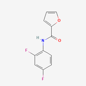 molecular formula C11H7F2NO2 B5636402 N-(2,4-difluorophenyl)-2-furamide 