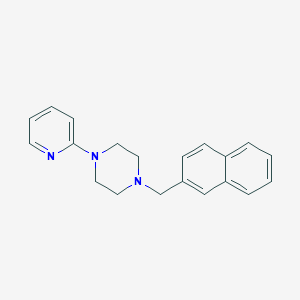 molecular formula C20H21N3 B5636414 1-(2-naphthylmethyl)-4-(2-pyridinyl)piperazine CAS No. 57987-79-8