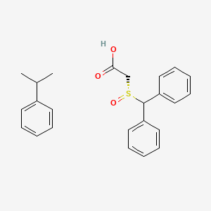 2-[(R)-benzhydrylsulfinyl]acetic acid;cumene