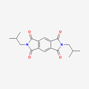 molecular formula C18H20N2O4 B5636552 2,6-diisobutylpyrrolo[3,4-f]isoindole-1,3,5,7(2H,6H)-tetrone 
