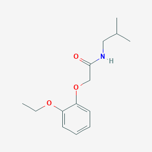 molecular formula C14H21NO3 B5636604 2-(2-ethoxyphenoxy)-N-isobutylacetamide 