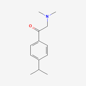 molecular formula C13H19NO B5636644 2-(dimethylamino)-1-(4-isopropylphenyl)ethanone 