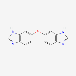 molecular formula C14H10N4O B5636667 6,6'-oxybis-1H-benzimidazole 