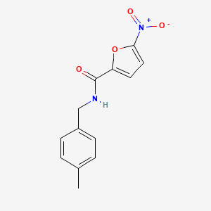 molecular formula C13H12N2O4 B5636686 N-(4-methylbenzyl)-5-nitro-2-furamide 