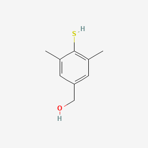 molecular formula C9H12OS B563674 3,5-Dimethyl-4-mercapto-benzyl-alcohol CAS No. 1076200-07-1