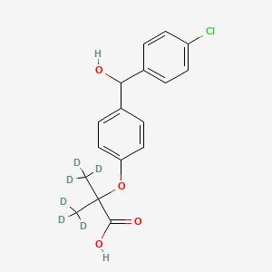 molecular formula C17H17ClO4 B563676 Fenirofibrate-d6 CAS No. 1189423-29-7