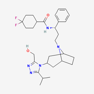 molecular formula C29H41F2N5O2 B563683 3-羟甲基马拉维罗 CAS No. 1217535-55-1