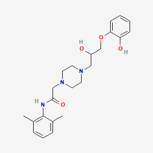 molecular formula C23H31N3O4 B563687 o-Desmethyl ranolazine CAS No. 172430-45-4