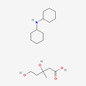 molecular formula C18H35NO4 B563688 D,L-Mevalonic Acid Dicyclohexylammonium Salt CAS No. 1215802-31-5