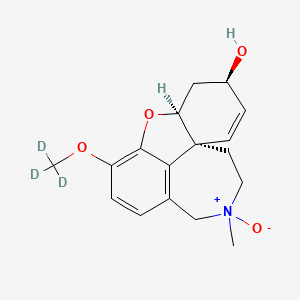 molecular formula C17H21NO4 B563689 Galanthamine-O-methyl-d3 N-Oxide CAS No. 1217860-44-0