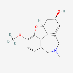 molecular formula C17H21NO3 B563690 Epi-galanthamine-O-methyl-d3 CAS No. 1217655-71-4
