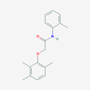 molecular formula C18H21NO2 B5636901 N-(2-methylphenyl)-2-(2,3,6-trimethylphenoxy)acetamide 