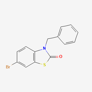molecular formula C14H10BrNOS B5636915 3-benzyl-6-bromo-1,3-benzothiazol-2(3H)-one 