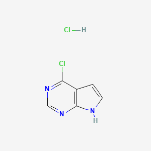 molecular formula C6H5Cl2N3 B563695 6-Chloro-7-deazapurine Hydrochloride CAS No. 1243346-92-0