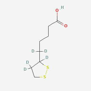 molecular formula C8H14O2S2 B563699 rac alpha-Lipoic Acid-d5 CAS No. 1189471-66-6