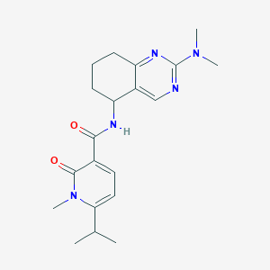 molecular formula C20H27N5O2 B5637040 N-[2-(dimethylamino)-5,6,7,8-tetrahydroquinazolin-5-yl]-6-isopropyl-1-methyl-2-oxo-1,2-dihydropyridine-3-carboxamide 