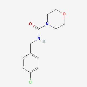 molecular formula C12H15ClN2O2 B5637080 N-(4-chlorobenzyl)-4-morpholinecarboxamide 
