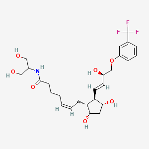 molecular formula C26H36F3NO7 B563718 Fluprostenol serinol amide CAS No. 1176658-85-7