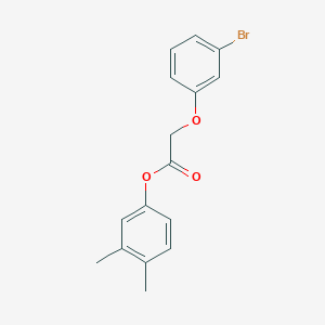 molecular formula C16H15BrO3 B5637346 3,4-dimethylphenyl (3-bromophenoxy)acetate 