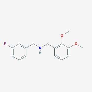 molecular formula C16H18FNO2 B5637431 (2,3-dimethoxybenzyl)(3-fluorobenzyl)amine 