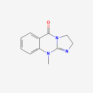 molecular formula C11H11N3O B5637532 10-methyl-2,10-dihydroimidazo[2,1-b]quinazolin-5(3H)-one 