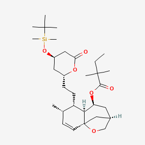 molecular formula C31H52O6Si B563758 4a',6'-脱水-4-叔丁基二甲基甲硅烷辛伐他汀 CAS No. 125175-64-6