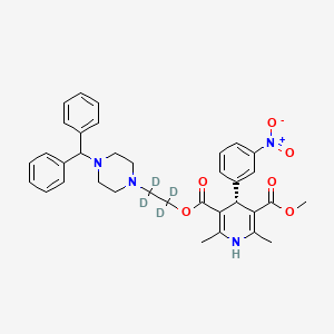 molecular formula C35H38N4O6 B563760 R-(-)-马尼地平-d4 CAS No. 1217718-54-1