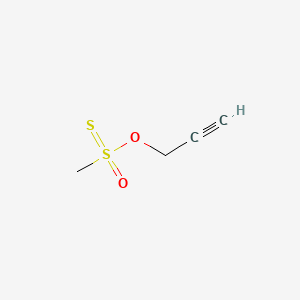 molecular formula C4H6O2S2 B563761 Propargyl methanethiosulfonate CAS No. 7651-65-2