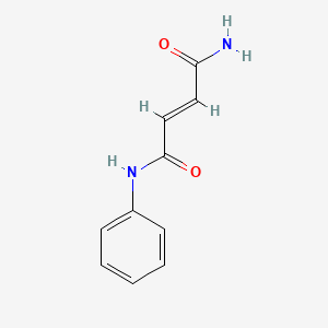 molecular formula C10H10N2O2 B5637612 N-phenyl-2-butenediamide 
