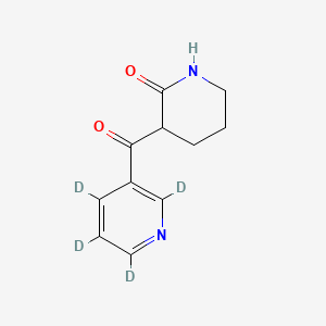 molecular formula C11H12N2O2 B563764 6-(3-Pyridinylcarbonyl)valerolactam-d4 CAS No. 1189467-35-3