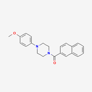 1-(4-methoxyphenyl)-4-(2-naphthoyl)piperazine