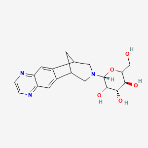 molecular formula C19H23N3O5 B563769 伐尼克兰 N-葡糖苷 CAS No. 873302-31-9