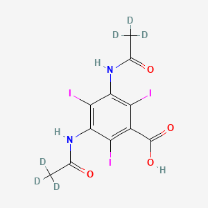 molecular formula C11H9I3N2O4 B563773 阿米多三酸-d6 CAS No. 1189668-69-6