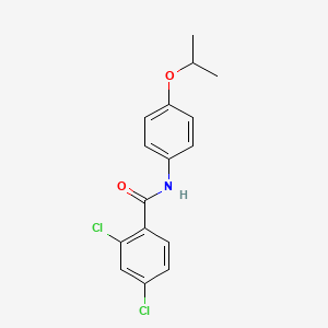 molecular formula C16H15Cl2NO2 B5637769 2,4-dichloro-N-(4-isopropoxyphenyl)benzamide 