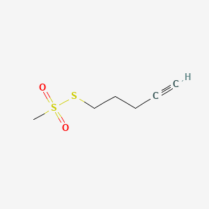 molecular formula C6H10O2S2 B563780 4-Pentynyl Methanethiosulfonate CAS No. 1076199-31-9