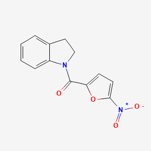 molecular formula C13H10N2O4 B5637812 1-(5-nitro-2-furoyl)indoline 