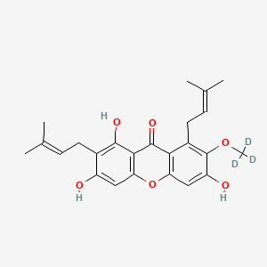 molecular formula C24H26O6 B563782 Mangostin-d3 CAS No. 1185047-73-7