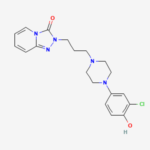 molecular formula C19H22ClN5O2 B563784 4'-羟基曲唑酮 CAS No. 53818-10-3