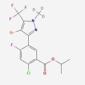 molecular formula C15H12BrClF4N2O2 B563787 Fluazolate-d3 CAS No. 1189932-72-6